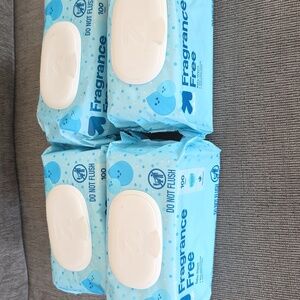 Up & Up Fragrance Free Baby Wipes, 4 Packs, 100 Wipes Each, New